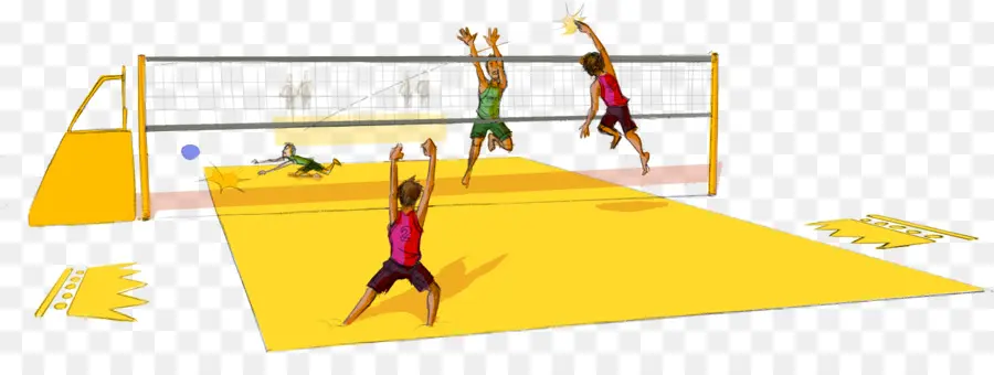 Juego De Voleibol，Jugadores PNG