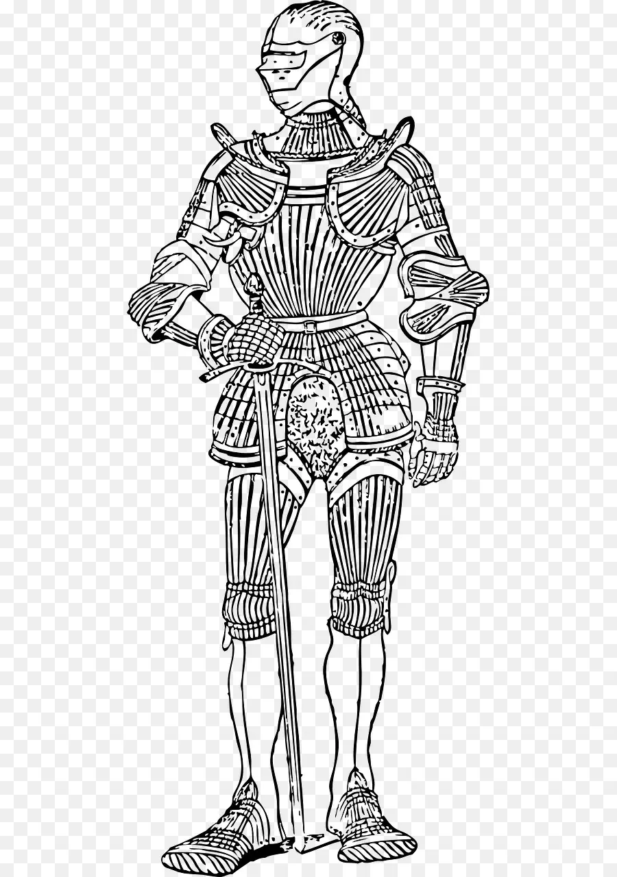 Armadura De Caballero，Medieval PNG