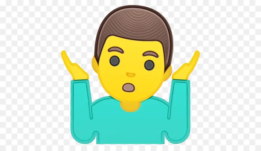 Encogiéndose De Hombros，Emoji PNG