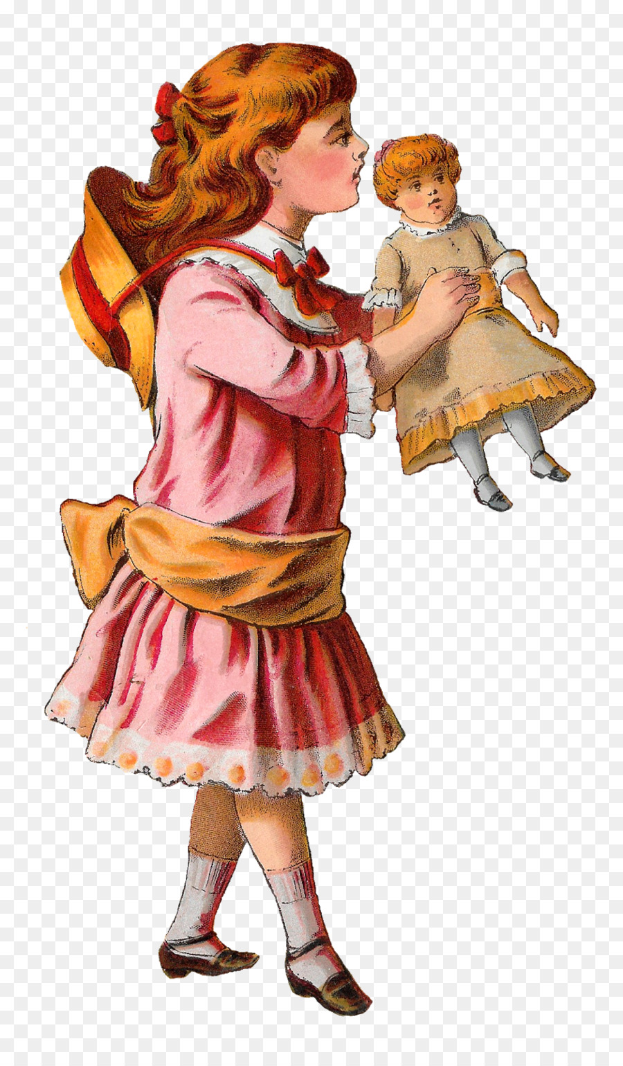 Niña Con Muñeca，Juguete PNG