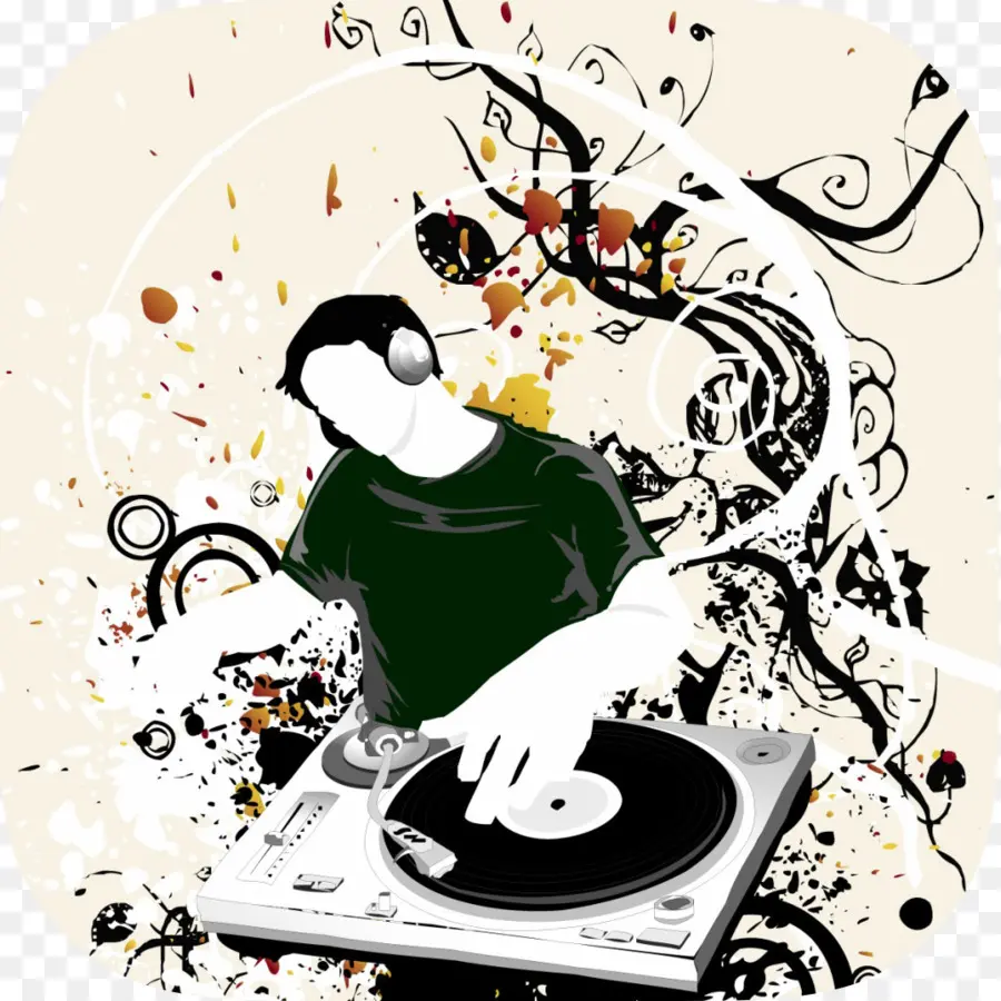 Fondo De Escritorio，Disc Jockey PNG