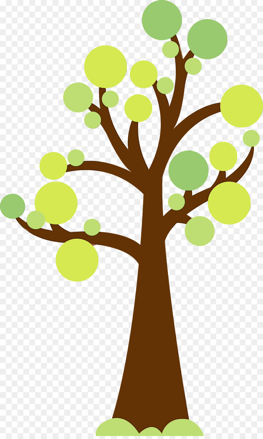 árbol Colorido，Vistoso PNG