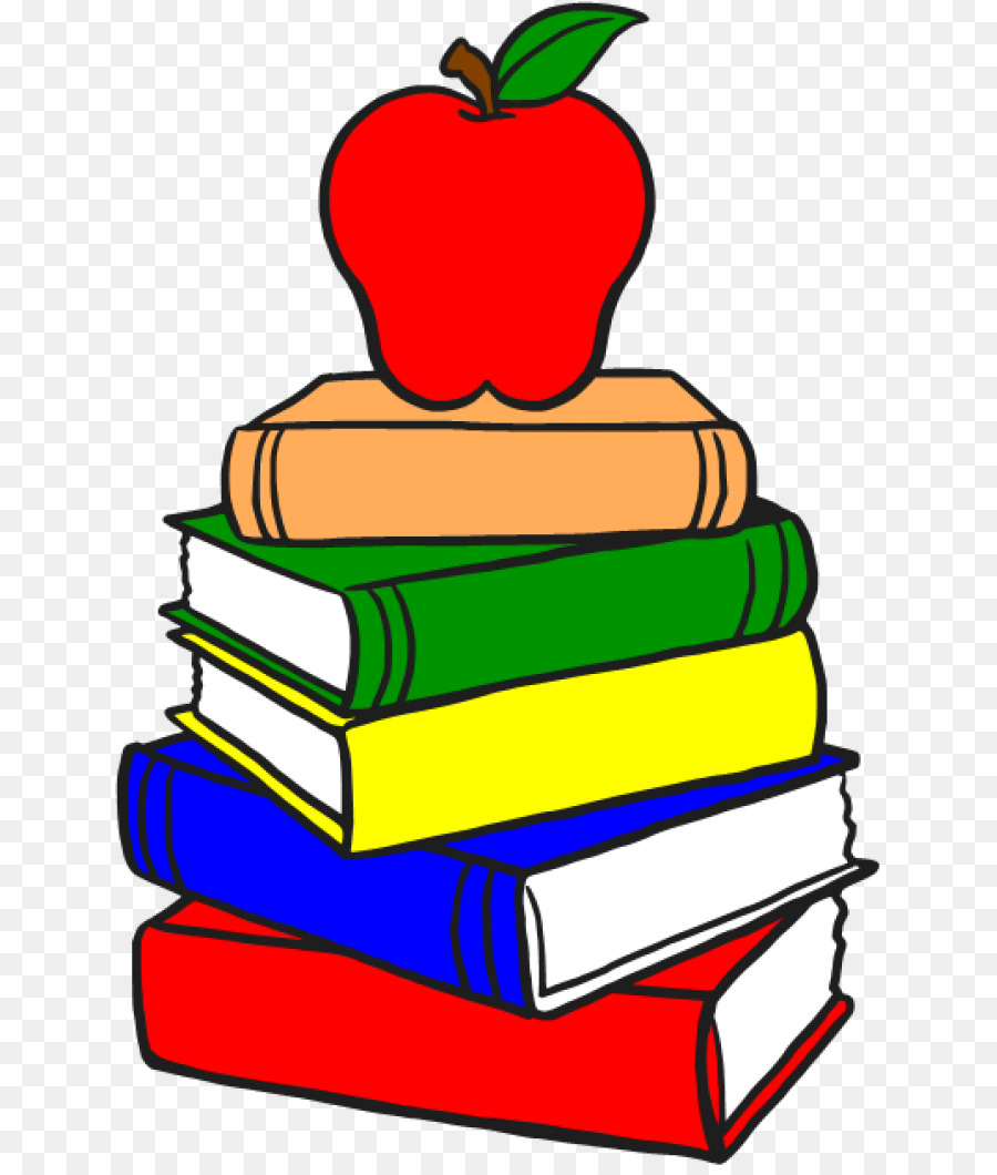 Libros，Manzana PNG