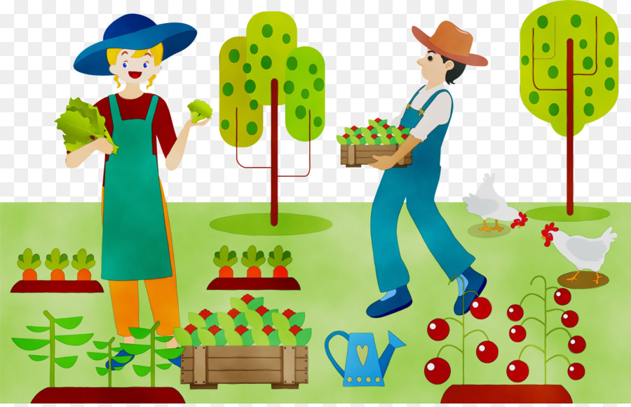 Agricultores，Jardín PNG