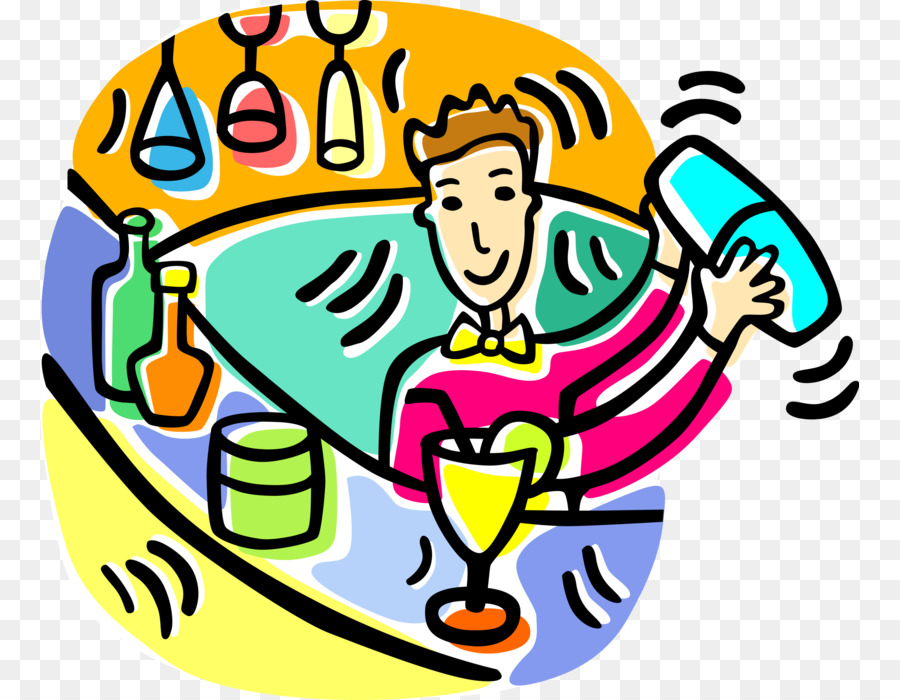 Coctel，Bartender PNG