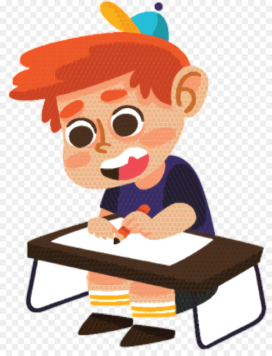 Niño Escribiendo，Alumno PNG