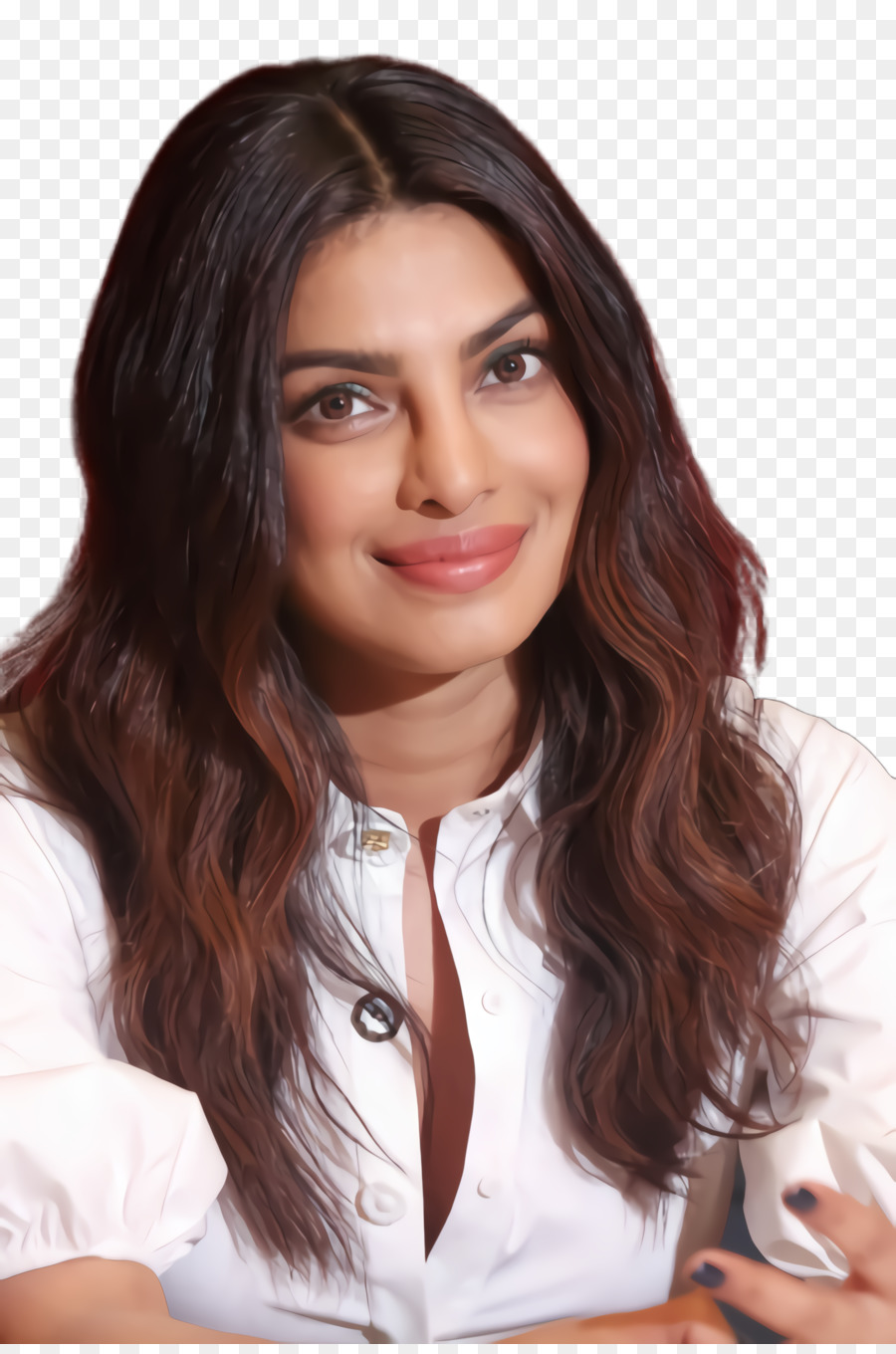 Priyanka Chopra，El Pelo Largo PNG