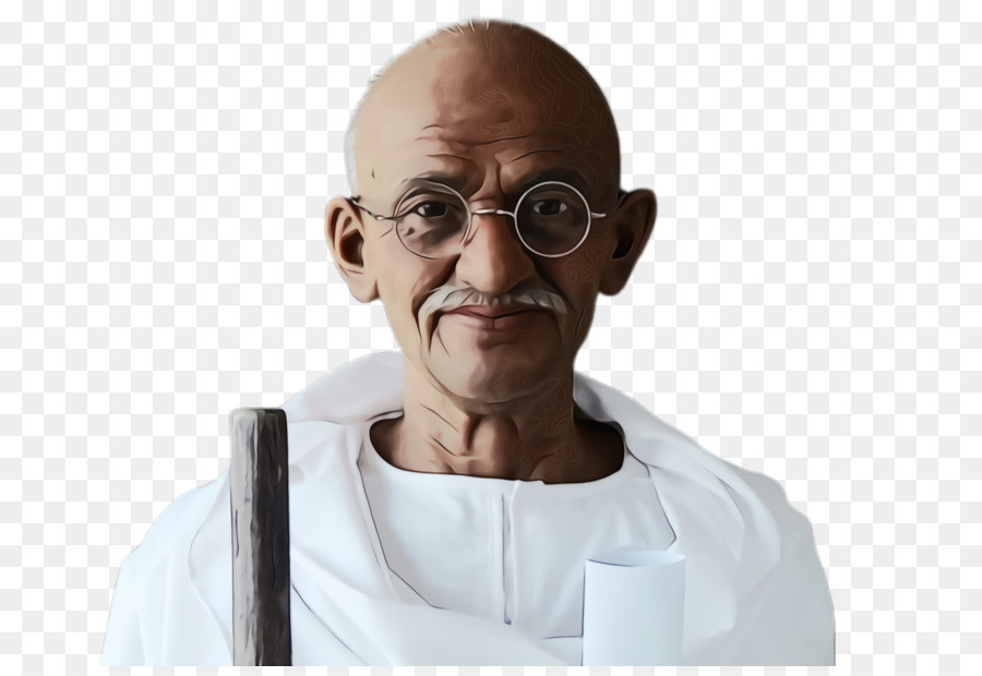 Mahatma Gandhi，Gafas PNG