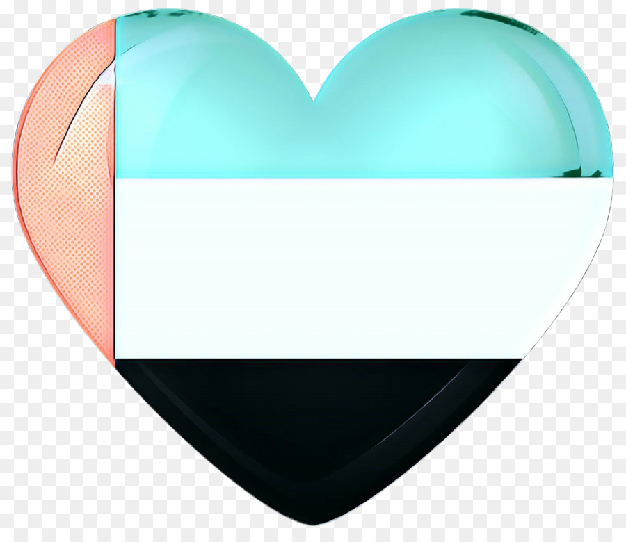 Corazón，Turquesa PNG