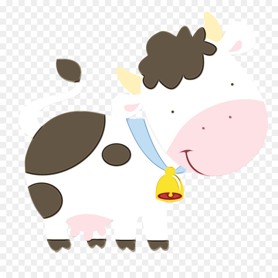 Vaca De Dibujos Animados，Manchas PNG