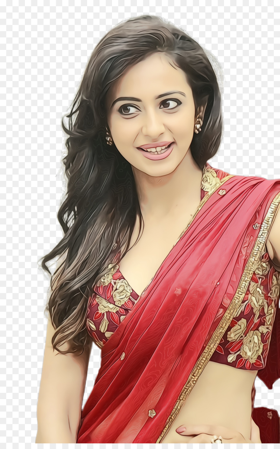 Rakul Preet Singh，Sari PNG