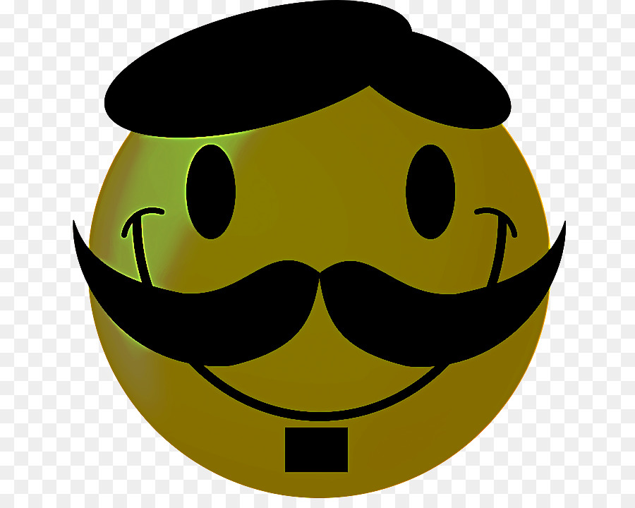 Cara Sonriente，Bigote PNG