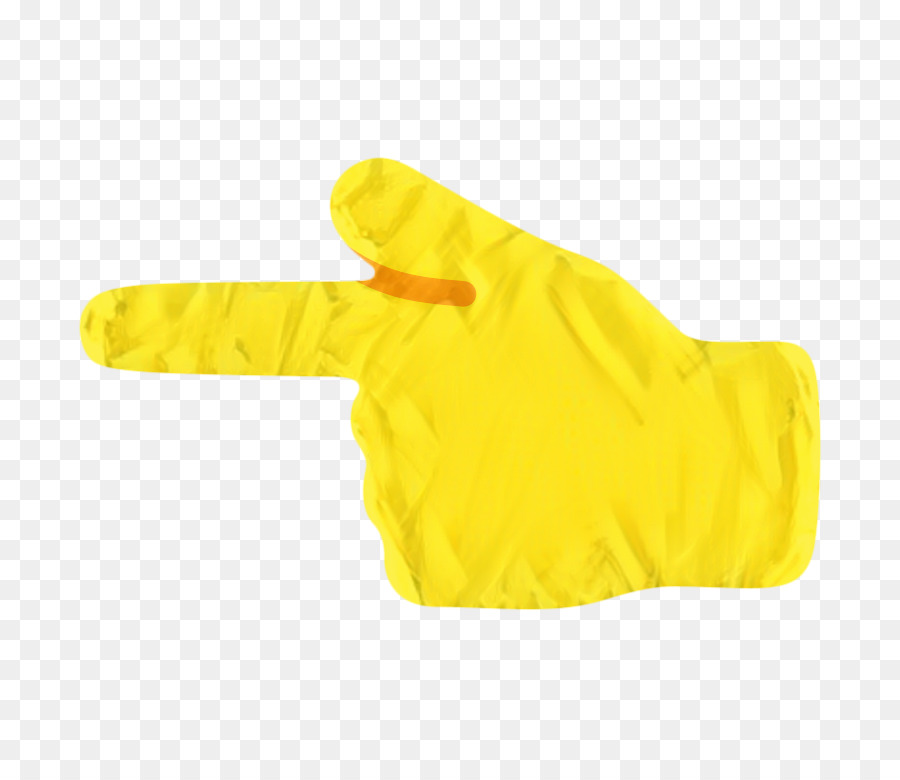 Amarillo，Guante PNG