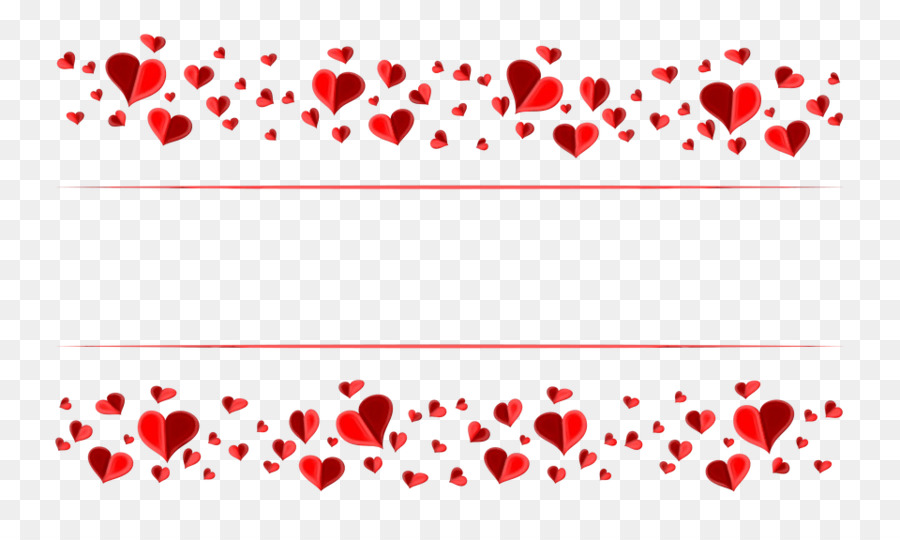 Corazones Rojos，Borde PNG