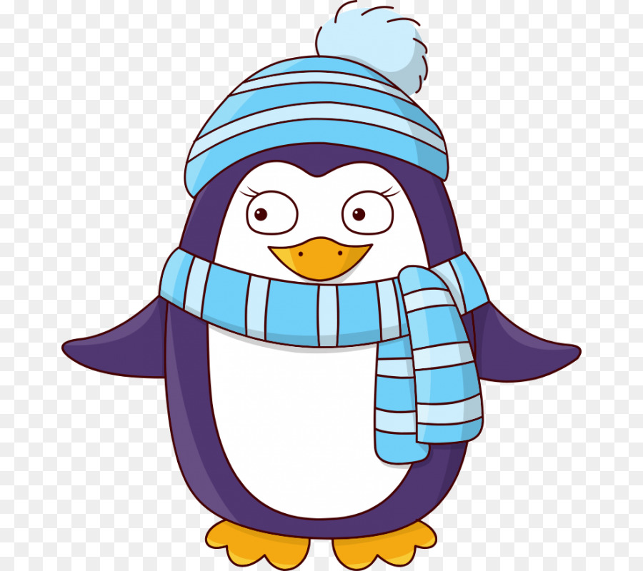 Pingüino，Invierno PNG