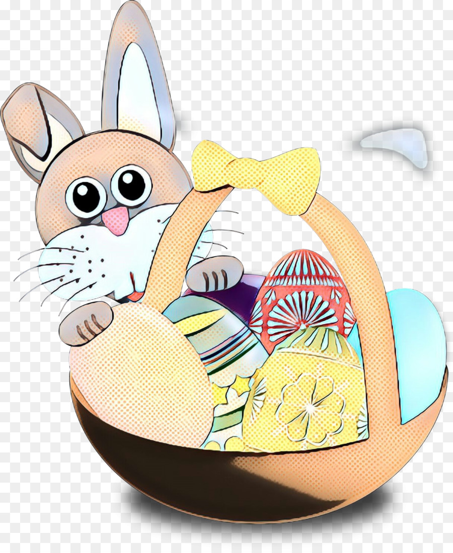 Cesta De Pascua，Conejito PNG