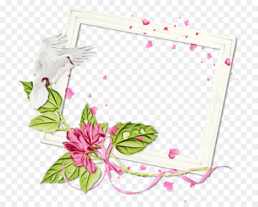 Diseño Floral，Rectángulo M PNG