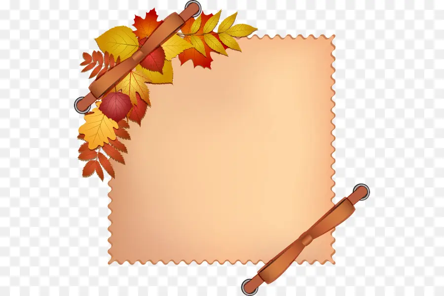 Hojas De Otoño，Marco PNG