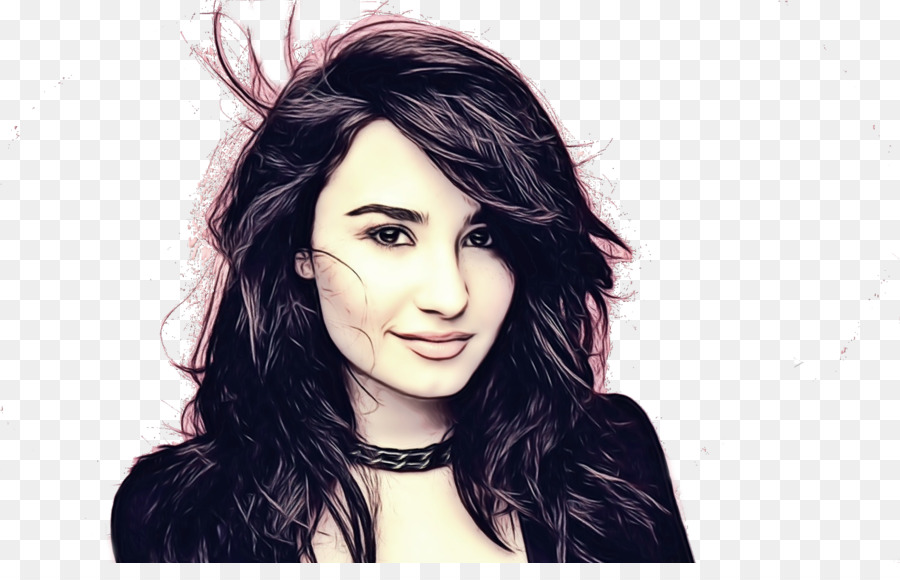 Mujer Con Cabello Oscuro，Oscuro PNG