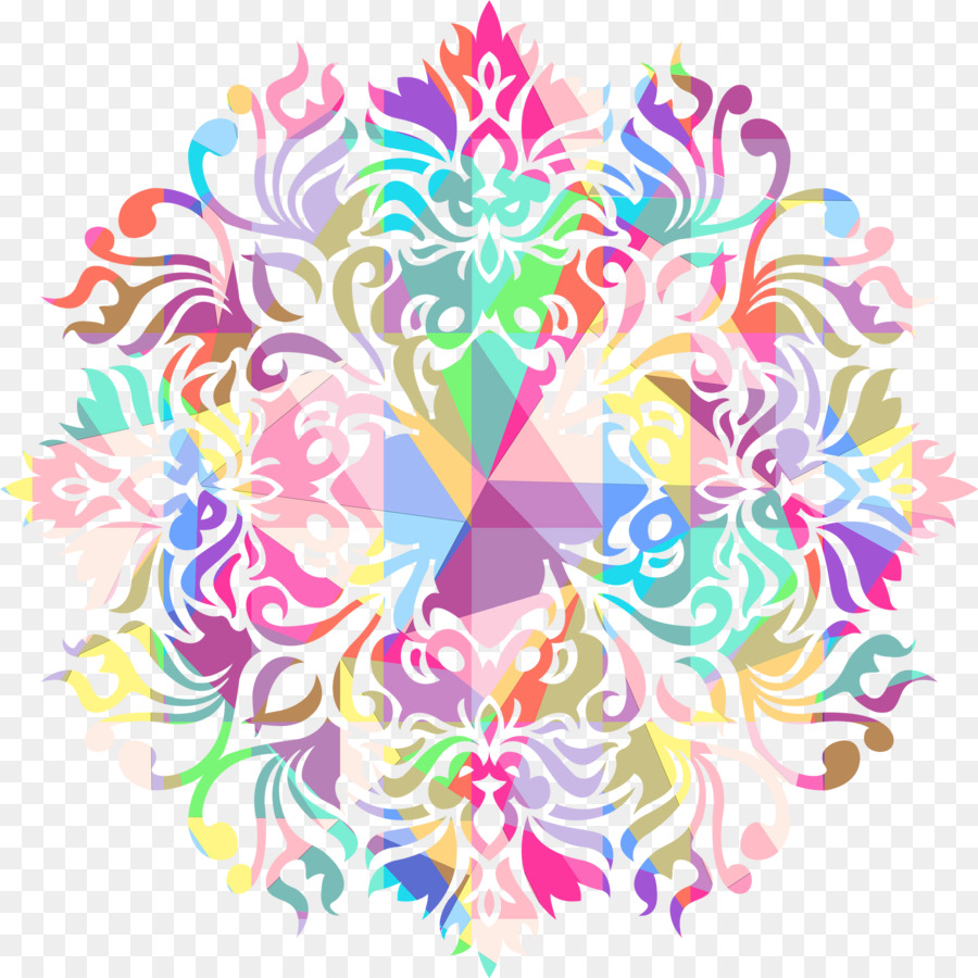 Mandalas Coloridas，Patrón PNG