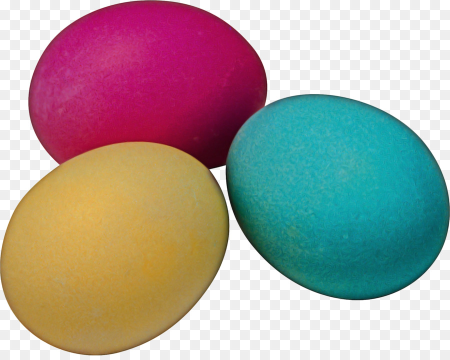 Coloridos Huevos De Pascua，Decoración PNG