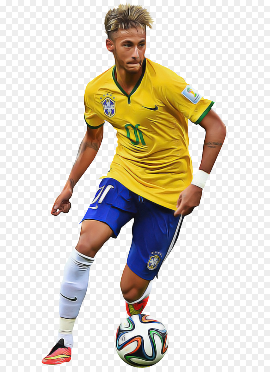 Neymar，El Equipo Nacional De Fútbol De Brasil PNG