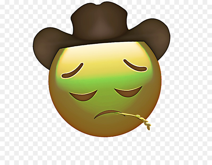 Emoji Triste，Sombrero De Vaquero PNG