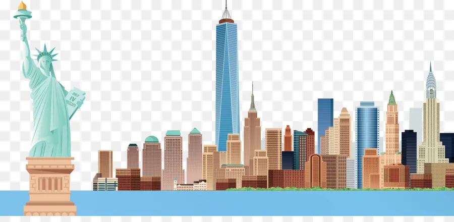 Nueva York，Horizonte PNG