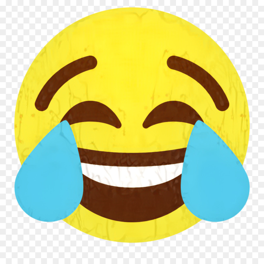 Cara Con Lágrimas De Alegría Emoji，Emoji PNG