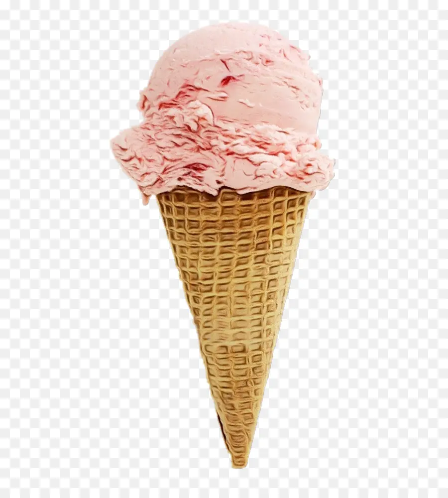 Napolitana De Crema De Hielo，Helado PNG