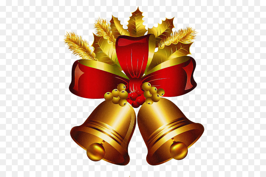 Campanas De Navidad，Oro PNG