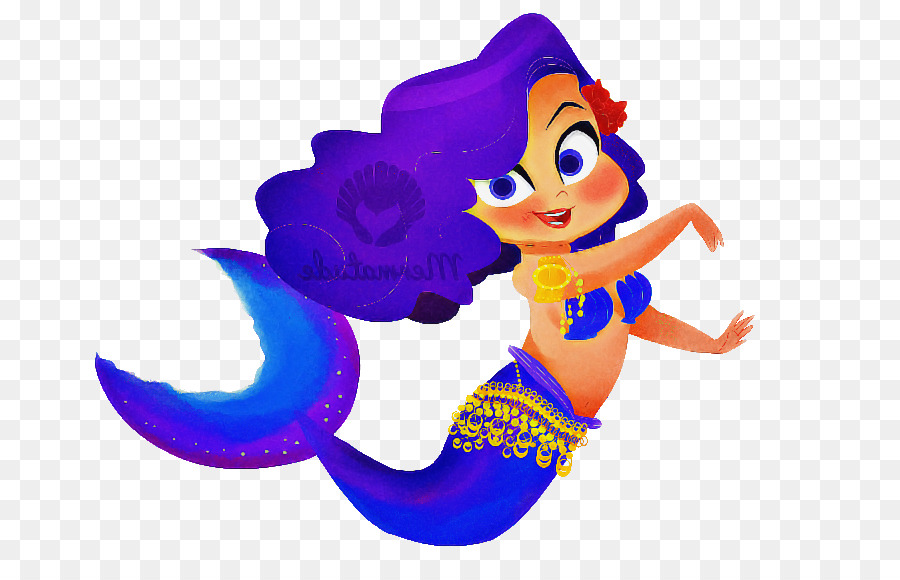 Sirena，Morado PNG