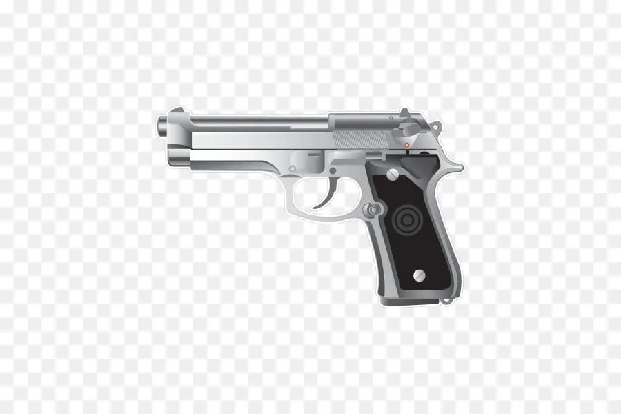 Pistola Negra Y Beige，Arma De Fuego PNG