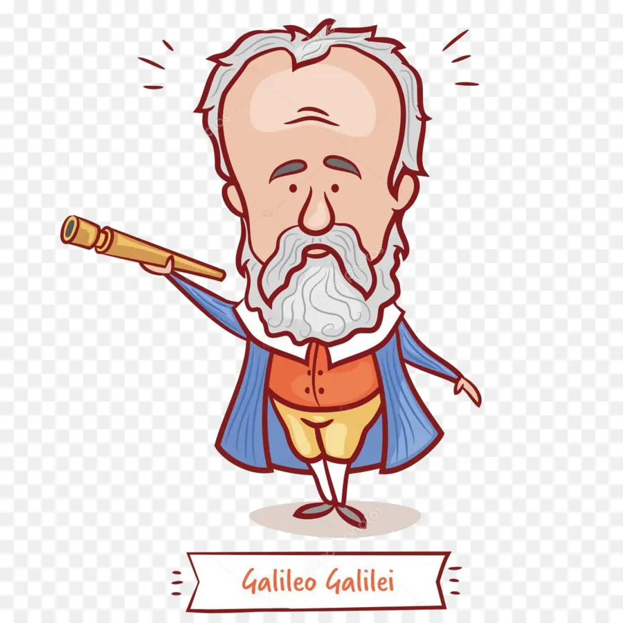 Galileo Galilei，Científico PNG