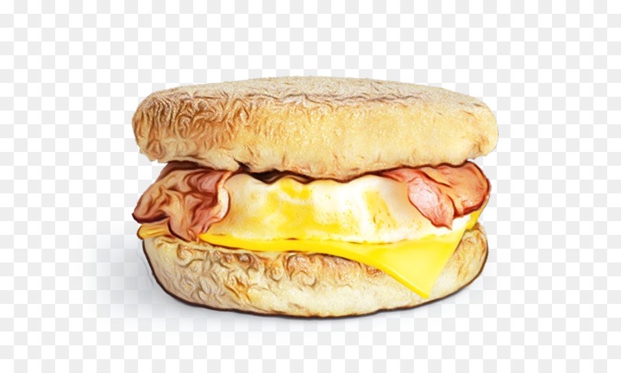 Sándwich De Desayuno，Hamburguesa Con Queso PNG