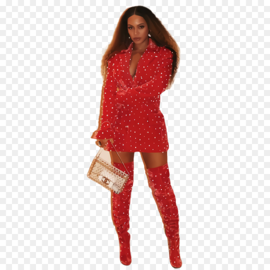 Mujer De Rojo，Moda PNG