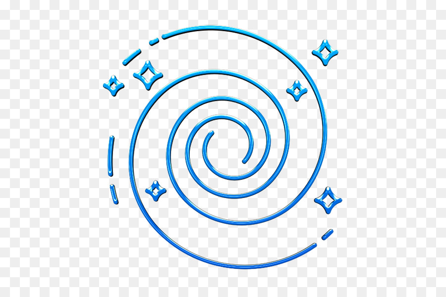 Espiral Azul，Estrellas PNG