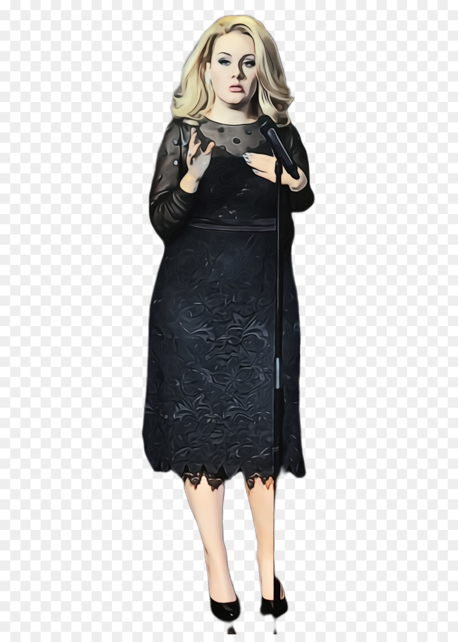 Pequeño Vestido Negro，Manga PNG