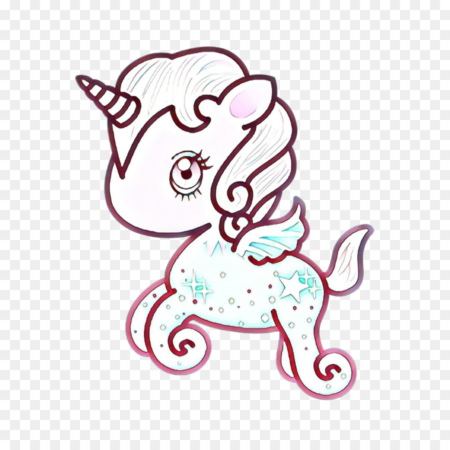 Unicornio Azul，Mítico PNG