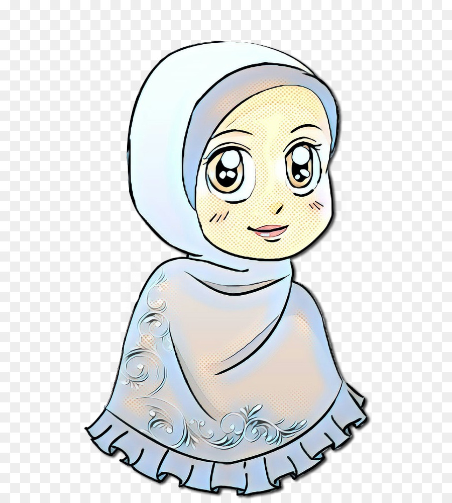 Chica En Hijab，Dibujos Animados PNG