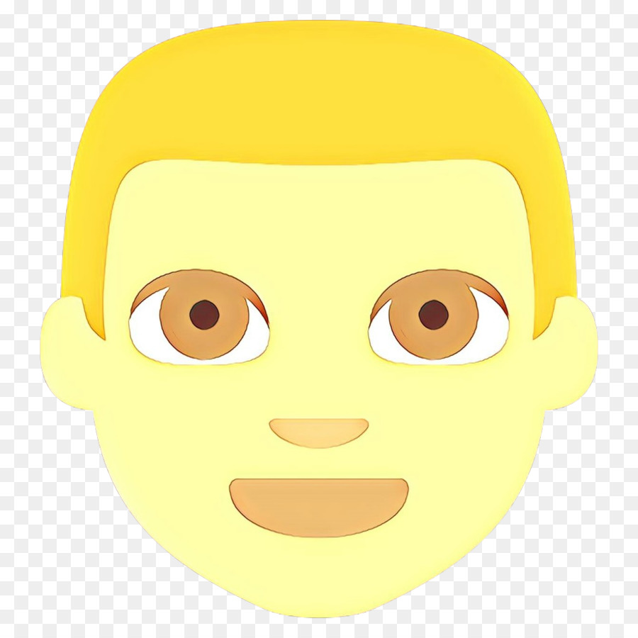 Cara De Emoji Amarillo，Expresión PNG