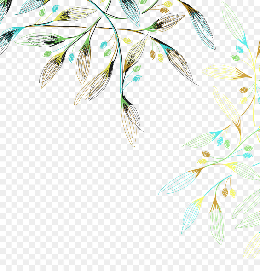 Borde Floral，Decoración PNG