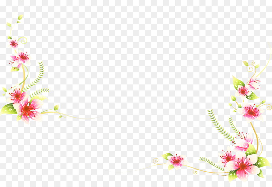 Fondo De Escritorio，Diseño Floral PNG