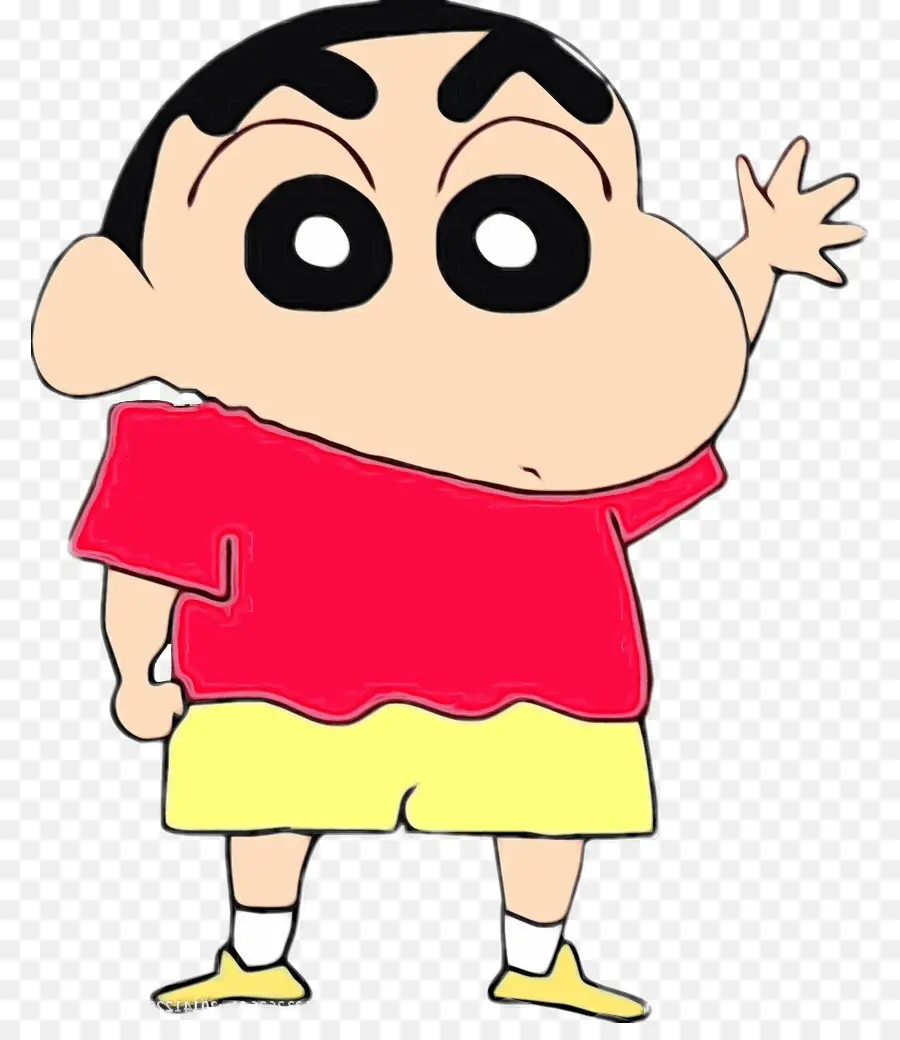 Niño De Dibujos Animados，Camisa Roja PNG