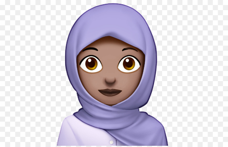 Chica Con Hijab，Rostro PNG