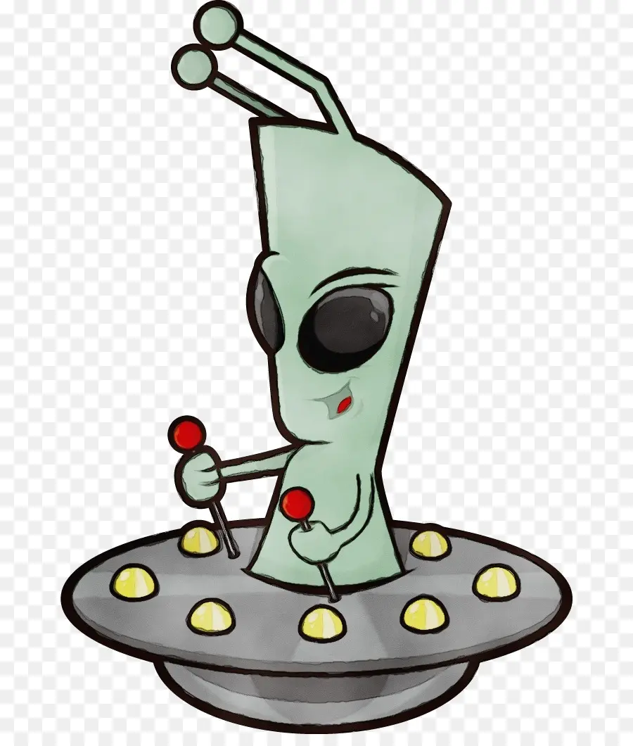 Extraterrestre En Nave Espacial，Ovni PNG