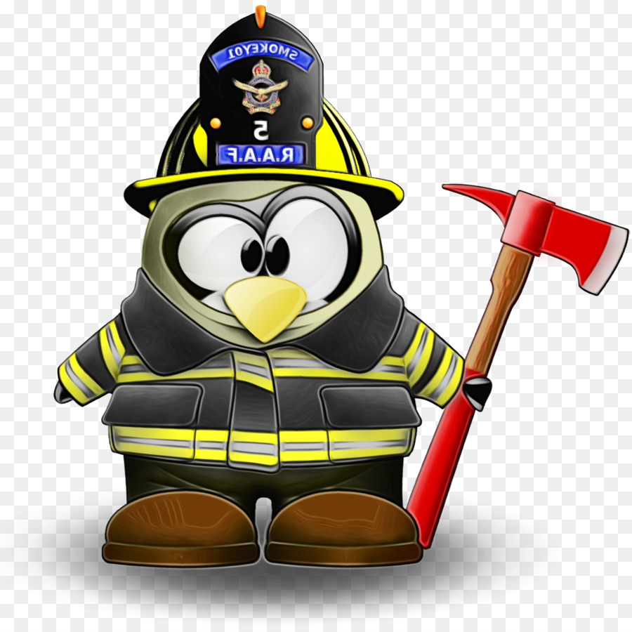 Pingüino，Amarillo PNG