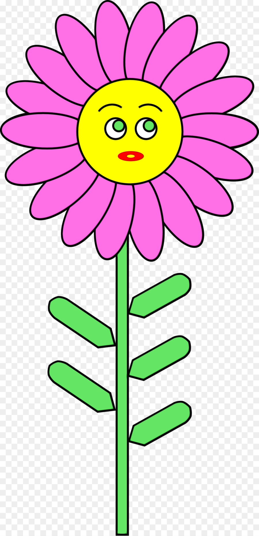 Sonrisa，Flor PNG