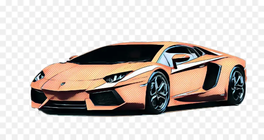 Lamborghini Aventador，Coche PNG