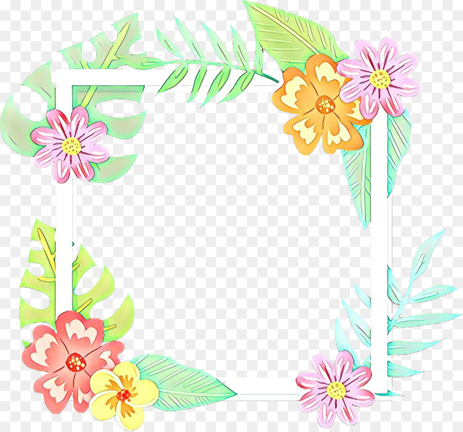 Diseño Floral，Marcos De Imagen PNG